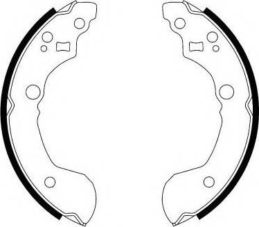 Necto N1634 - Kit ganasce freno autozon.pro