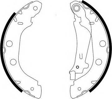 Necto N1637 - Kit ganasce freno autozon.pro