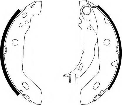 Necto N1629 - Kit ganasce freno autozon.pro