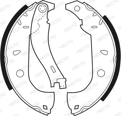 Necto N1318 - Kit ganasce freno autozon.pro