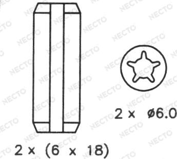 Necto N1343 - Kit ganasce freno autozon.pro