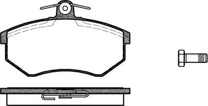 BOSCH 466698 - Kit pastiglie freno, Freno a disco autozon.pro