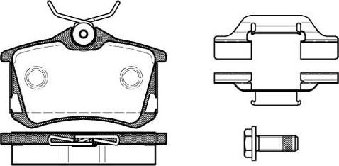 BENDIX 573098B - Kit pastiglie freno, Freno a disco autozon.pro