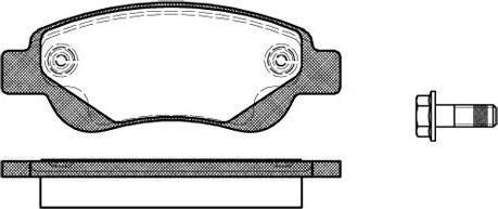 GEELY 4048018400 - Kit pastiglie freno, Freno a disco autozon.pro