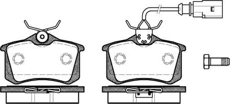 BENDIX 510226B - Kit pastiglie freno, Freno a disco autozon.pro