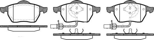 ATE LD7110 - Kit pastiglie freno, Freno a disco autozon.pro