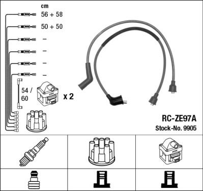 NGK 9905 - Kit cavi accensione autozon.pro