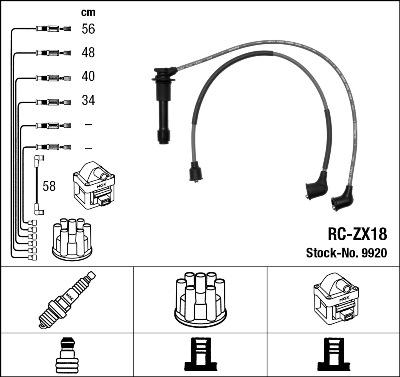 NGK 9920 - Kit cavi accensione autozon.pro