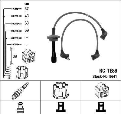 NGK 9641 - Kit cavi accensione autozon.pro