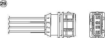 NGK 0124 - Sonda lambda autozon.pro