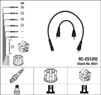 NGK 9031 - Kit cavi accensione autozon.pro