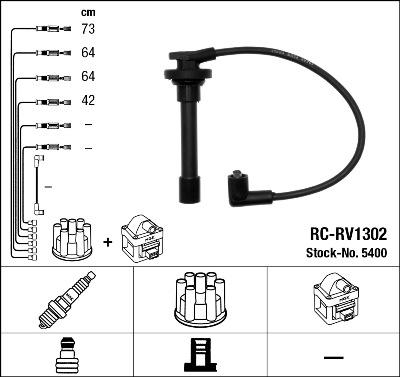 NGK 5400 - Kit cavi accensione autozon.pro