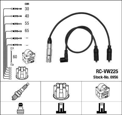 NGK 0956 - Kit cavi accensione autozon.pro