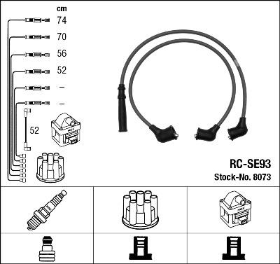 NGK 8073 - Kit cavi accensione autozon.pro