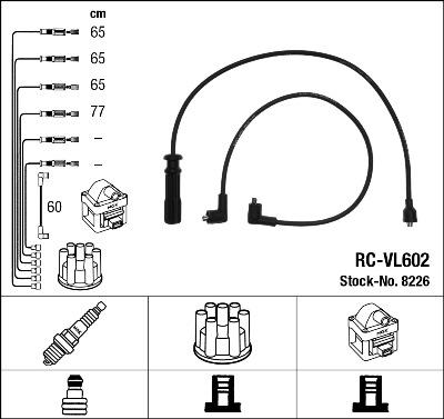 NGK 8226 - Kit cavi accensione autozon.pro