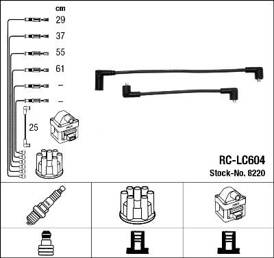 NGK 8220 - Kit cavi accensione autozon.pro