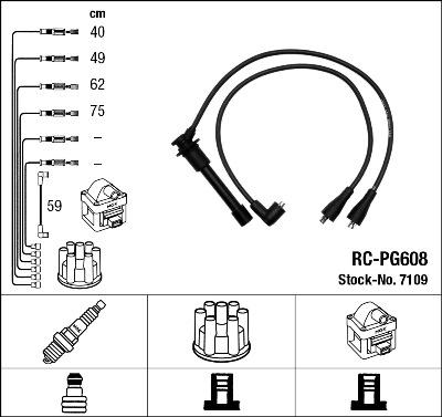 NGK 7109 - Kit cavi accensione autozon.pro