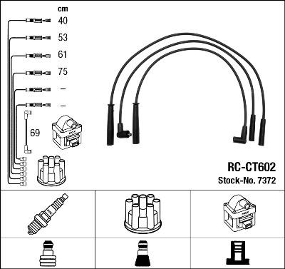 NGK 7372 - Kit cavi accensione autozon.pro