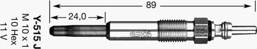 NGK Y-515J - Candeletta autozon.pro