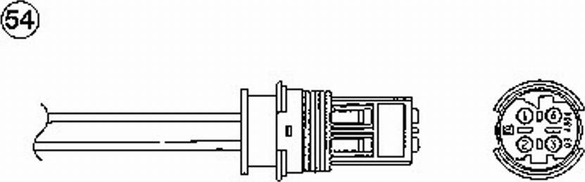 NGK OTA7H-5A1 - Sonda lambda autozon.pro