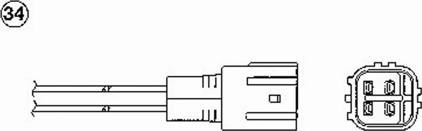 NGK OZA448-E16 - Sonda lambda autozon.pro