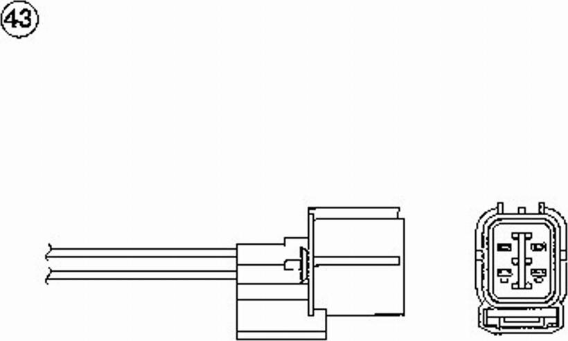 NGK OZA569-H1 - Sonda lambda autozon.pro