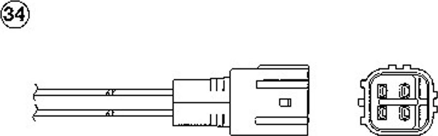 NGK OZA384-E39 - Sonda lambda autozon.pro