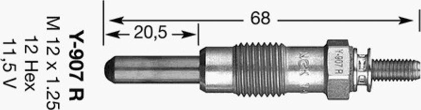 NGK Y-907R - Candeletta autozon.pro