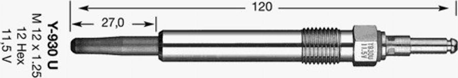 NGK Y-930U - Candeletta autozon.pro