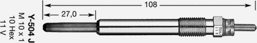 NGK Y-504J - Candeletta autozon.pro