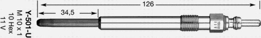 NGK Y-501U - Candeletta autozon.pro