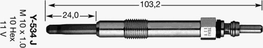 NGK Y-534J - Candeletta autozon.pro