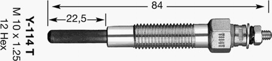 NGK Y-114T - Candeletta autozon.pro