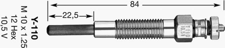 NGK Y-110 - Candeletta autozon.pro