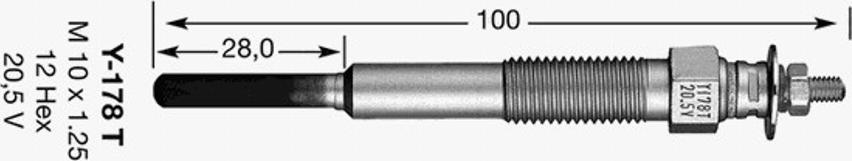 NGK Y-178 T - Candeletta autozon.pro