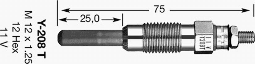 NGK Y-208 T - Candeletta autozon.pro