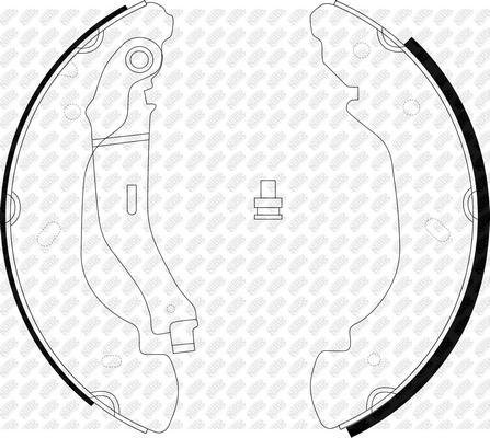 NiBK FN0575 - Kit ganasce freno autozon.pro