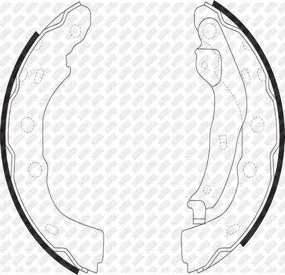 NiBK FN0632 - Kit ganasce freno autozon.pro