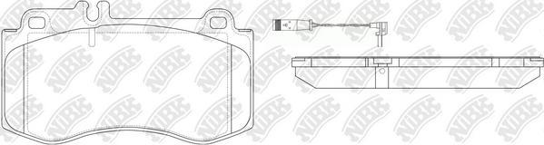 NiBK PN0491W - Kit pastiglie freno, Freno a disco autozon.pro