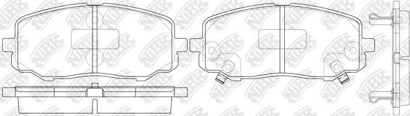 NiBK PN0448 - Kit pastiglie freno, Freno a disco autozon.pro