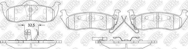 NiBK PN0429 - Kit pastiglie freno, Freno a disco autozon.pro