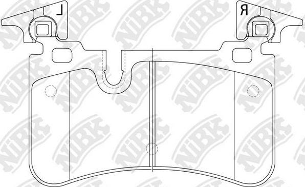 NiBK PN0557 - Kit pastiglie freno, Freno a disco autozon.pro