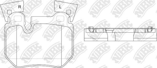 NiBK PN0569 - Kit pastiglie freno, Freno a disco autozon.pro