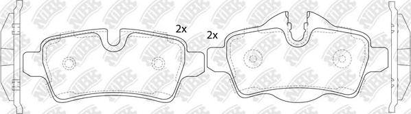 NiBK PN0509 - Kit pastiglie freno, Freno a disco autozon.pro