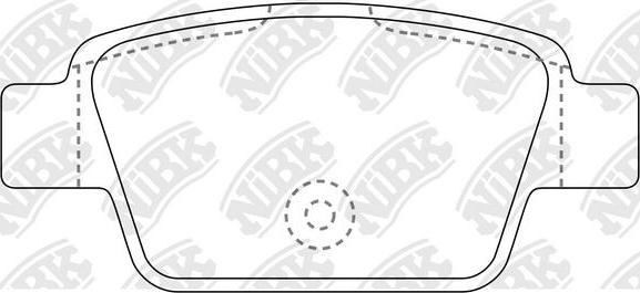 NiBK PN0515 - Kit pastiglie freno, Freno a disco autozon.pro