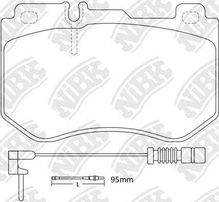 NiBK PN0584W - Kit pastiglie freno, Freno a disco autozon.pro