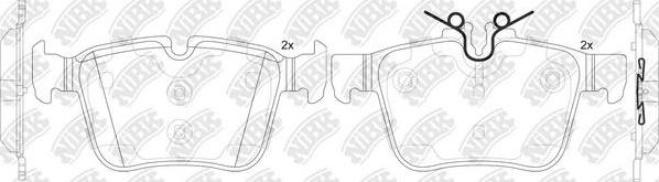 NiBK PN0575 - Kit pastiglie freno, Freno a disco autozon.pro