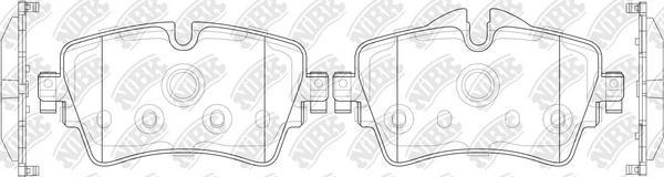 NiBK PN0573 - Kit pastiglie freno, Freno a disco autozon.pro