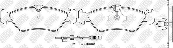 NiBK PN0169W - Kit pastiglie freno, Freno a disco autozon.pro