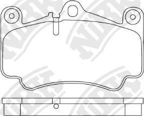 NiBK PN0819 - Kit pastiglie freno, Freno a disco autozon.pro